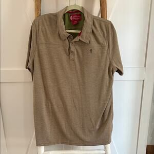 Browning Men's Tan Polo Shirt